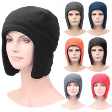 Winter Skull Cap Thermal Helmet Liner Cycling Running Beanie Hat with Ear Cover