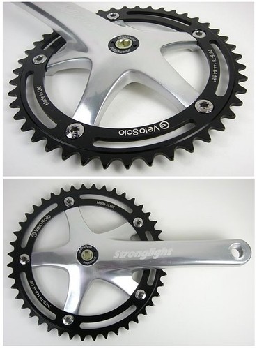 VeloSolo Singlespeed Road TRACK Fixed CHAINRING 43t 44t 46t 47t 48t 130 135 144 - Picture 8 of 12
