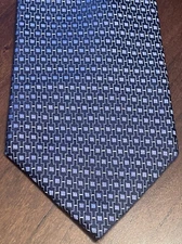 Perry Ellis Portfolio Blue 100% Silk Men’s Neck Tie Made In China