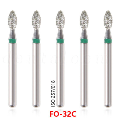 Fraises Diamant Pour Dentiste - FG 1,6 Mm - Lot De 20 Pièces