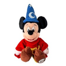 Disney Sorcerer Mickey Mouse Bean Bag Plush Doll With Tag 13  