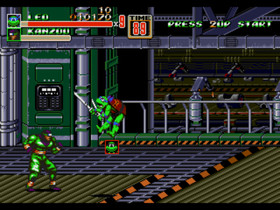 TMNT of Rage The Final Shell Shock for Sega Genesis - SOR 2