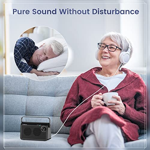 Tosima TV9000 Wireless Speaker for TV,Portable TV Speaker for Hard of