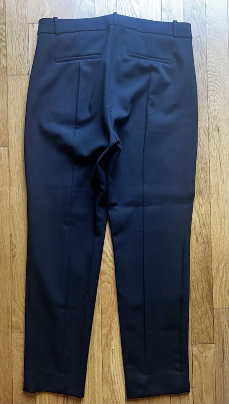 J Crew 365 Slacks Pants Women’s  High Rise Cameron Black Sz 8