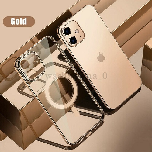Shockproof Case Cover For iPhone 12 Pro Max Plating Silicone Clear MagSafe AU - Picture 7 of 15