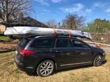 Ocean Kayak Trident Ultra 4.3 da pesca Con Carrello e Pagaia