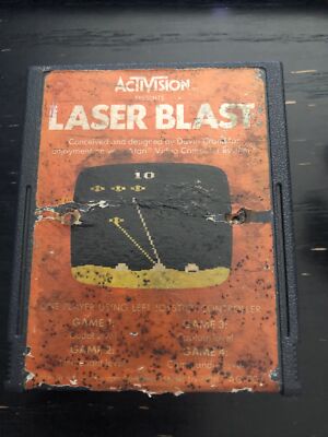 Laser Blast for Atari 2600 - Cleaned And Tested - MYO LOT; WILL COMBINE