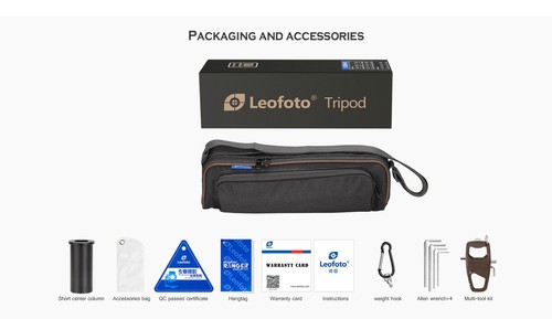 【Leofoto USA】Leofoto LX-224CT + XB-32Q Reversible Travel Tripod with Ball Head - Picture 5 of 12