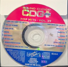 SC8266   POP HITS    SOUND CHOICE KARAOKE CDGS LOT MD