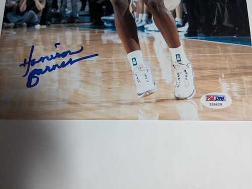 Harrison BARNES Signed 8x10 Photo Autograph UNC Tarheels Basketball PSA COA 628 - Picture 2 of 2