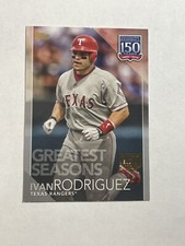 2019 Update 150 Years of Baseball 150th Anniversary /150 Ivan Rodriguez HOF