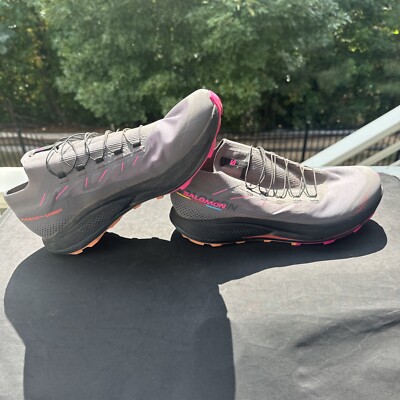 Size 12 - Salomon Pulsar Trail Pro 2 Plum Kitten Pink Glow 
