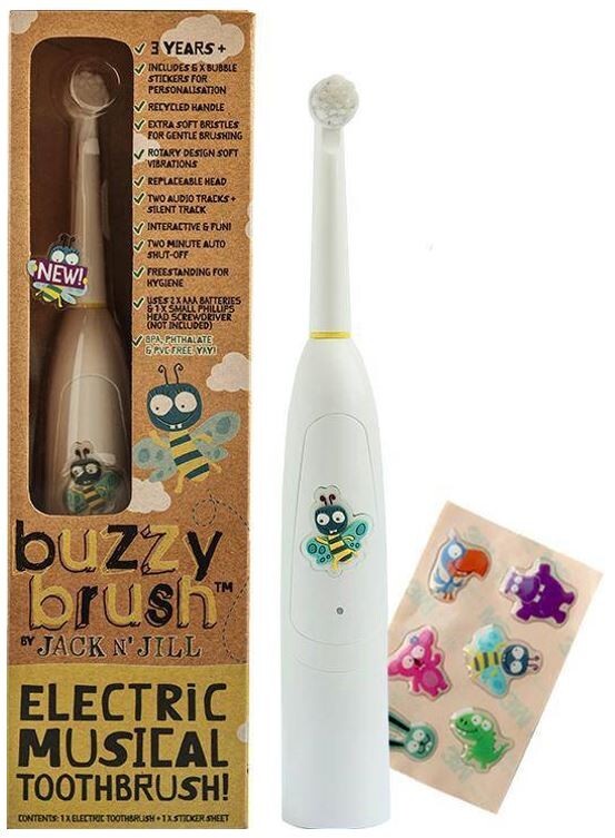 Jack N Jill Buzzy Brush Electric Musical Toothbrush - 2 Pack - Image 5