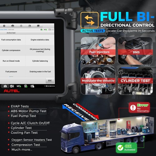 Autel MaxiSYS CV MS908CV II 2024 Heavy Duty Diagnostic Tool, Level-up of MS908CV - Picture 7 of 18