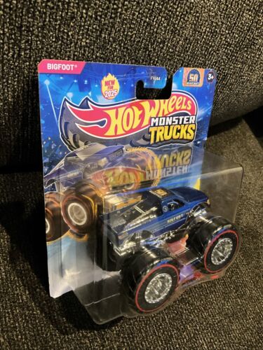 New 2025 Hot Wheels Monster Trucks Treasure Hunt BigFoot 50 Years - Picture 2 of 9