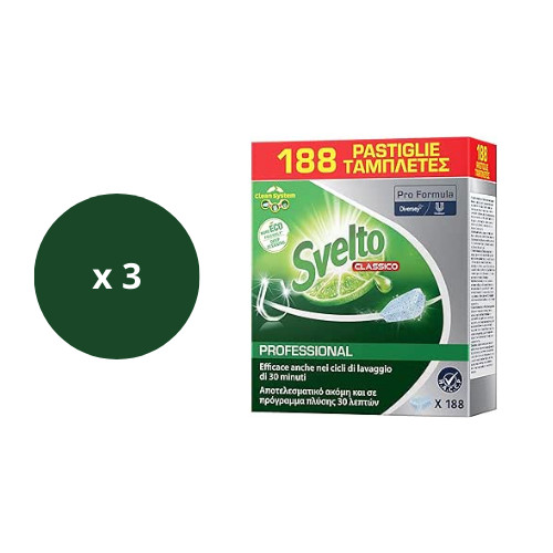 Svelto Professional Classico 564 Capsule - Pulizia Stoviglie Horeca
