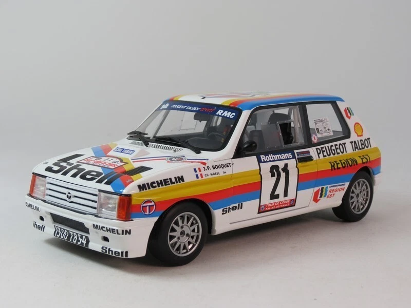 Ottomobile Talbot Samba #21 Bouquet Tour de Corse 1985 1/18 OT1116 - Immagine 2 di 4