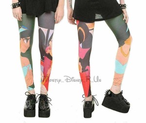 New disney aladdin princess jasmine and jafar yoga tights stretch pants  women | eBay