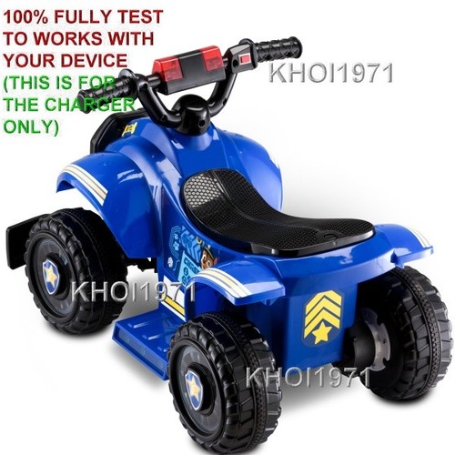 WALL charger AC adapter 8=F KT1378WM KIDTRAX Chase PAW PATROL ride on 6V battery - Picture 6 of 9