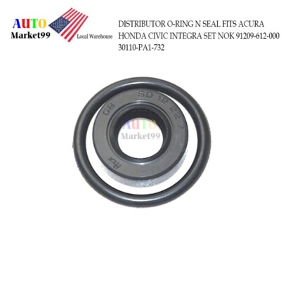 Distributor Seal+O-Ring For Acura Honda Civic NOK 91209-612-000 30110-PA1-732