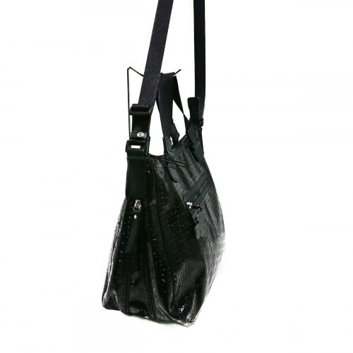 TOUS 2way Tote / Shoulder Bag Black Enamel (Leather) Used VG From  