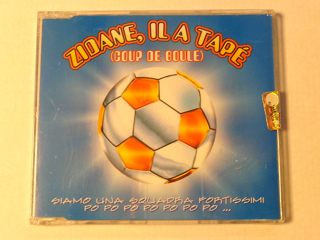 ZIDANE, IL A TAPE'  -  COUP DE BOULE  -  CD MINI 2006  NUOVO E SIGILLATO