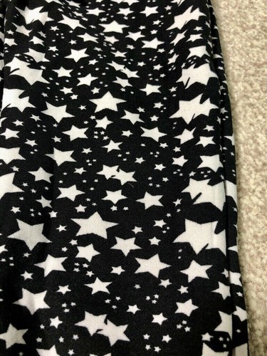 NUEVO Unisex Niña Invierno Pantalones Negro Blanco Estrella Interior Peluche Piel 5-6 Años Cómodo - Imagen 4 de 4