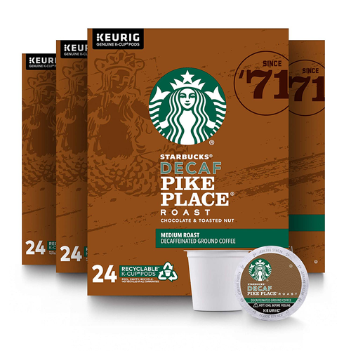 Starbucks Decaf K-Cup Coffee Pods 