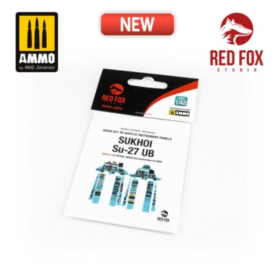 Red Fox 1/48 Su-27UB Flanker C (for GWH kit) RFSQS-48036