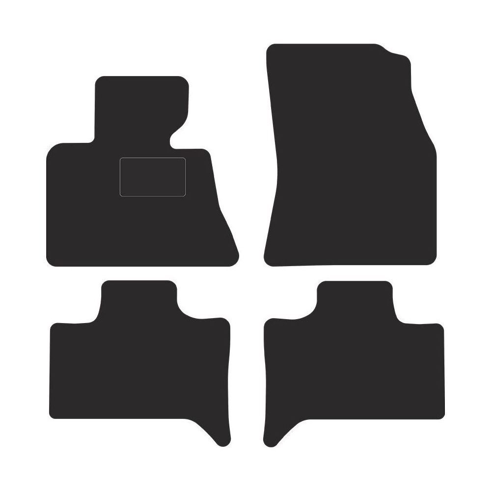 Tapis moquette doux STREAK gris idéal pour les voyages en BMW X5