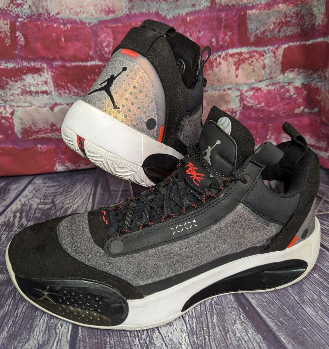 Nike Air Jordan 34 XXXIV Low Heritage Basketball Shoe Black