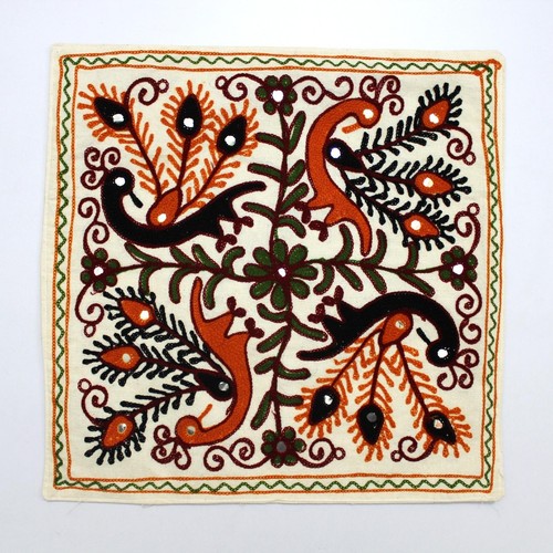 Multicolor Suzani Handmade Decor Indian Pillow Shams Couch Cushion Cover Case Ca - Picture 2 of 5