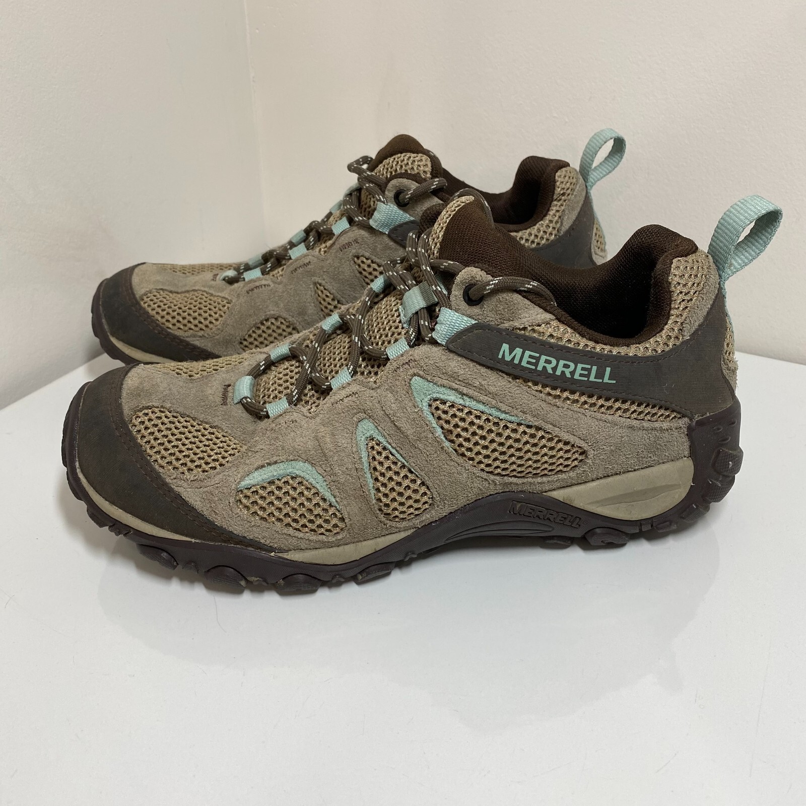 Merrell Yokota 2 scarpe da trekking donna taglia 9 traspiranti outdoor boulder marrone