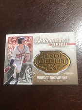 2020 Pro Debut Distinguished Medallion Relic Gold #DD-BSH Braden Shewmake 43/50