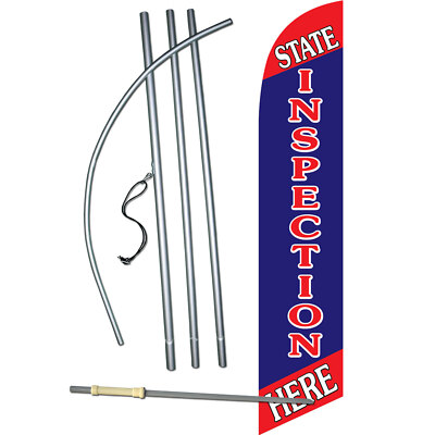 State Inspection Swooper Flag Kit | eBay