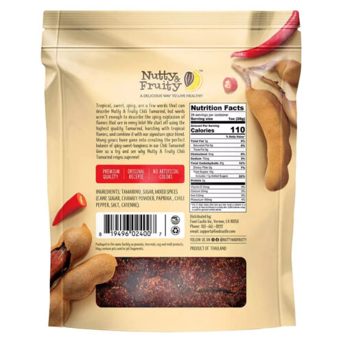 Nutty & Fruity Spicy Chili Tamarind Bites,24 Oz - Real Fruit No Artificial Color - Picture 2 of 2