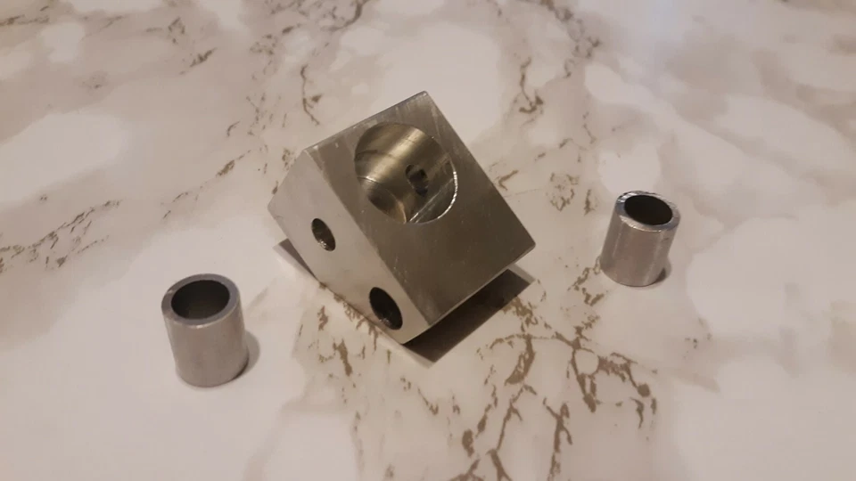 Palanca de montaje de horquilla de metal para reclinables eléctricos La-Z-Boy/Lazyboy hecha en EE. UU. Foto 3 de 4