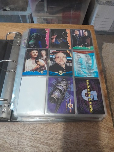 Babylon 5 Trading Cards Bundle Inc Chase W/Binder Sky Fleer