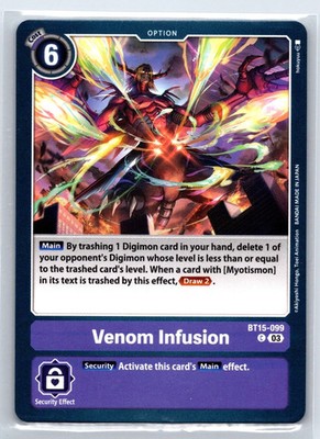 Digimon Karte - Venom Infusion BT15-099 C Exceed Apocalypse