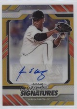 2020 Panini Prizm Signatures Gold Prizm 1/10 Jarlin Garcia #S-JG Auto 4f5