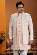 3 Pc Indian Mens Wedding Bollywood Party Wear Traditional Indo Western India