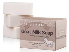 Goat Milk Soap   Natural Moisturizing Bar for Dry, Sensitive  Delicate Skin ...