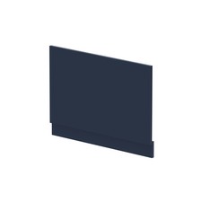 Image of 800mm Edge/Power Straight End Bath Panel & Plinth - Matt Midnight Blue
