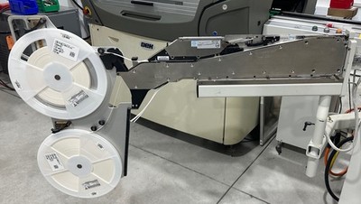 Universal Instruments Large Reel Feeder 8mm Dual Lane, Gold 13'' 50381208