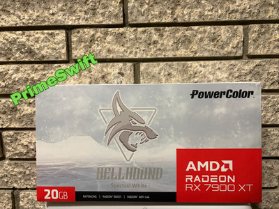 PowerColor Hellhound Spectral White AMD Radeon RX 7900 XT 20GB GDDR6 GPU