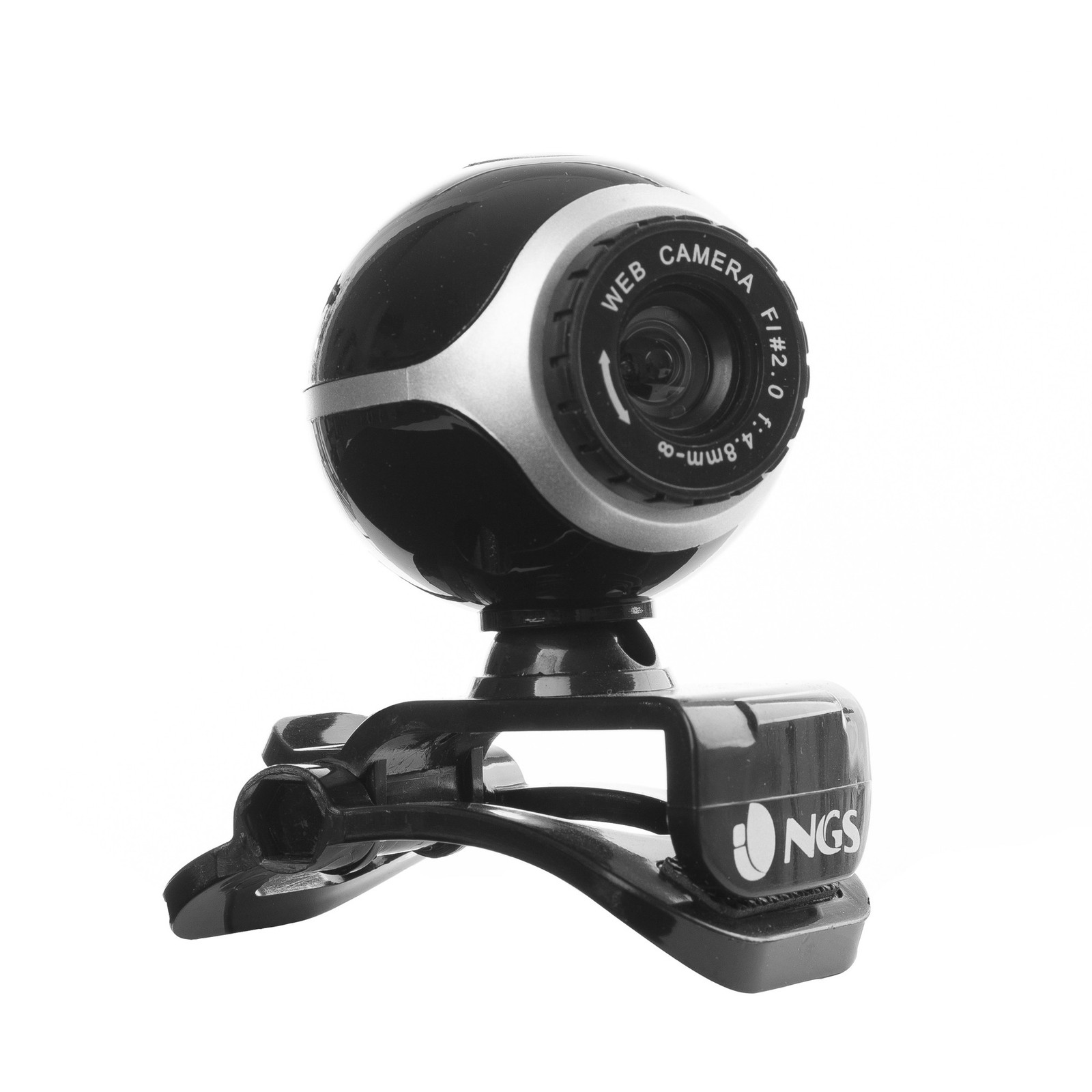 Ngs Webcam Risoluzione 5Mpx Con Microfono Incorporato, Zoom Face Tracking Usb 2.