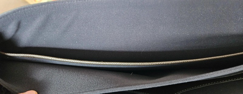 Dunhill Men’s Black Leather Laptop Bag Saffiano Leather image 6