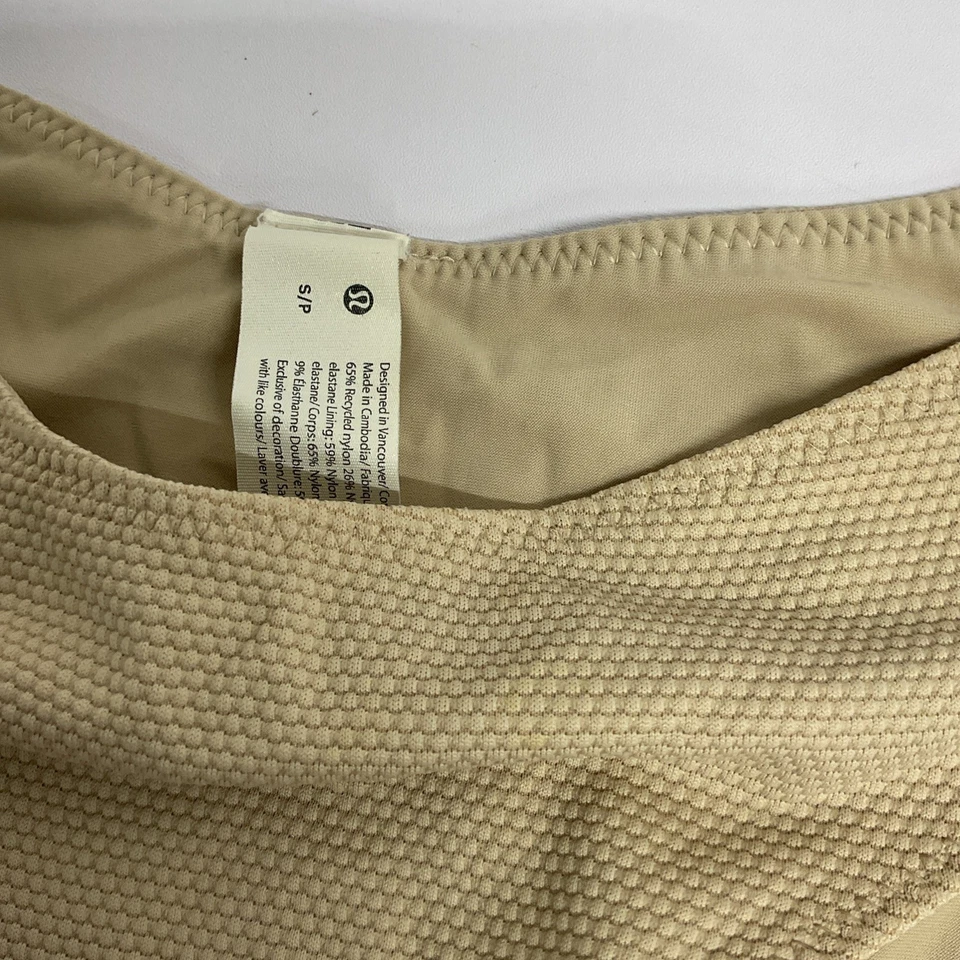 Authentic Lululemon Womens Smocked Mid Rise Skimpy Swim Bottoms S - Image 3 of 4