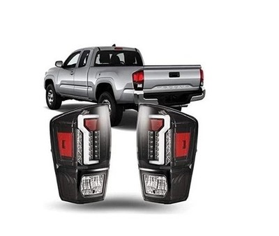 LED Tail Lights Assembly with Turn Signal for 2016-2022 Toyota Tacoma, Plug a...