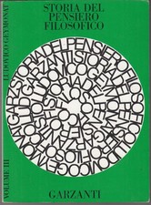 Storia del pensiero filosofico volume III
